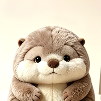 Peluche personnalisée Kawaii Otter Sloth, poupée en peluche personnalisée ODM, motif de couleur personnalisé pour les produits de marque