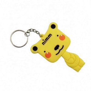 Wholesale <b>Custom</b> Personalized Logo Printing Sublimation Car <b>Keychain</b> Soft PVC Promotional Carabiner <b>Keychain</b> - Product Image 2