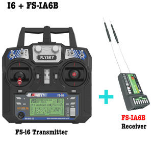 Transmisor RC Flysky FS-i6 2.4G 6ch con Receptor FS-iA6 o IA6B para Helicóptero, Avión, Quadcopter, Negro - Product Image 5