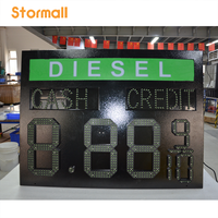 Panel de Control Remoto LED RF Impermeable para Exteriores de Alta Calidad, Precio de Fábrica, Pantalla LED para Precios de Gasolina en Gasolineras
