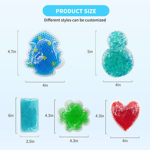Paquete de hielo de gel reutilizable para niños lindos para niños Lesiones Dolores de cabeza de fiebre-Paquete de hielo Boo - Product Image 4