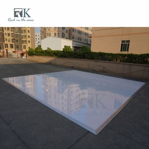Wholesale <b>White</b> Mirror Dance Floor Panels Plywood with Aluminum <b>Frame</b> Wedding Event Dance Floor - Product Image 2