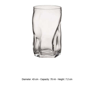 แก้วเหล้า 7 ซล. สูง 7.2 ซม. เส้นผ่านศูนย์กลาง 4.3 ซม. ยี่ห้อ Bormioli Rocco - Product Image 3