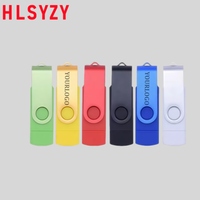 Clé USB 2 en 1 Type C avec logo personnalisé 128 Go 64 Go 32 Go 16 Go 8 Go 4 Go Clé USB Disques mémoire en gros