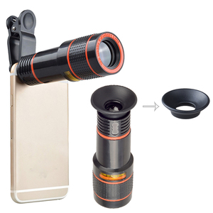 Lente Teleobjetivo Portátil para Celular, Mini Telescopio Óptico Desmontable de 8x 12x, Lentes de Zoom para Cámara de Teléfono, Regalo Más Vendido - Product Image 1