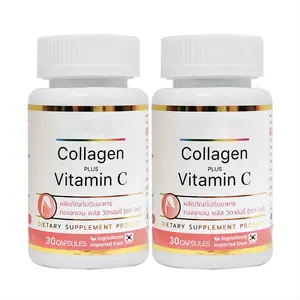 Tiktok Venda quente de colágeno mais vitamina C - cabelo, pele, unhas e suporte articular - tipo I de origem natural