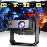 Mini Proyector SXZ Auto Focus S19 Smart Android 14 con WiFi, 210ANSI Lúmenes, LCD, Portátil, de Bolsillo, para Cine en Casa