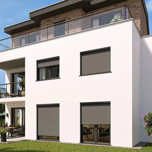 ม่านม้วนบังแสงสีทึบกันน้ำแบบคลาสสิกหน้าต่างมีซิปบังแสงกลางแจ้งสีทึบ - Product Image 4