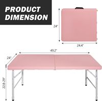 Table de camping pliable en plastique durable de 4 pieds/6 pieds/8 pieds, moderne, pour l'extérieur, avec différentes couleurs, mobilier d'extérieur multifonctionnel