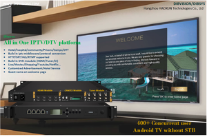 (iServer) Servidor de Transmisión IPTV con Sintonizador DVB-T2/T/C2/C/ISDB-T/ATSC a Servidor Gateway IP para Sistema IPTV de Hotel, Transmisión IP - Product Image 4