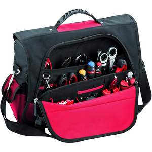 Sac messager Usag Tool avec fermeture éclair rouge, rangement universel U00070033 - Product Image 2