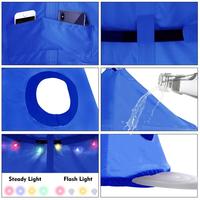 Tente d'arbre suspendue Portable, chaise hamac, avec lumières LED, décoration, maison de jeu, avec coussin gonflable, pour adultes et enfants