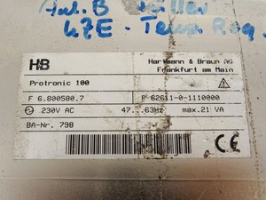 Nuovo di Zecca Originale <span class=keywords><strong>HB</strong></span> ampBraun Protronic100 <span class=keywords><strong>P</strong></span> 6261101110000 Per PLC - Product Image 4