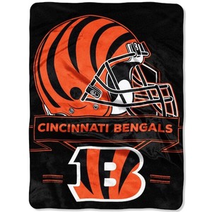 بطانية مخصصة عالية الجودة لكرة القدم الأمريكية cincinnatii <span class=keywords><strong>Bengals</strong></span> أي تصميم 50 "x 60" بطانية الفانيلا - Product Image 3