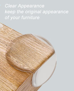 <span class=keywords><strong>Protectores</strong></span> de esquina redondos transparentes de PVC para parachoques de seguridad de borde de muebles cojín de seguridad para niños - Product Image 4