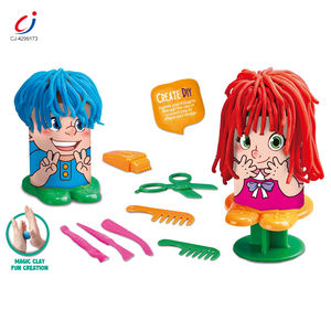 Chengji coloré pâte à <span class=keywords><strong>modeler</strong></span> ensemble de jeu <span class=keywords><strong>Montessori</strong></span> jeu enfants Non toxique cheveux Studio modélisation pâte ensemble de jeu - Product Image 1