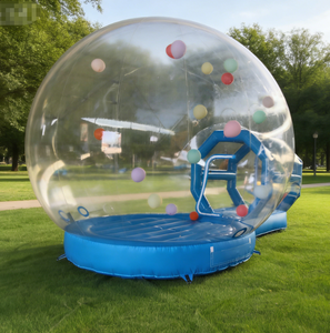 Tente <span class=keywords><strong>bulle</strong></span> <span class=keywords><strong>gonflable</strong></span> pour enfants, idéale pour les fêtes en extérieur et en intérieur, facile à installer, design transparent, <span class=keywords><strong>prix</strong></span> d'usine, produit très vendu - Product Image 3