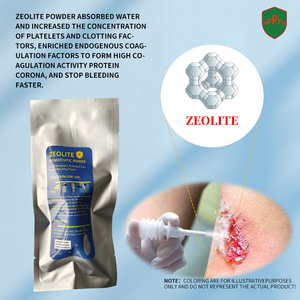 Gaze hémostatique Kaolin Gaze hémostatique Zéolite Poudre hémostatique Solution éprouvée pour les saignements sévères dans les situations critiques - Product Image 2