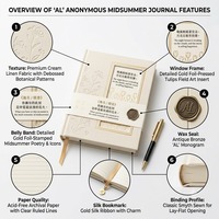 Libreta de tapa dura cosida personalizada de fábrica, 120 hojas, económica, para profesores, con impresión a color personalizada, papel de regalo para oficina