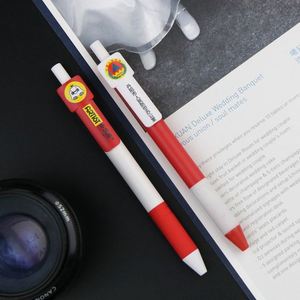 Entrega Rápida, Venta al por Mayor, Bolígrafo de Plástico Promocional Barato Personalizado con Código QR Impreso, Tinta de Gel, Punta de 0.5 mm, Multicolor - Product Image 5