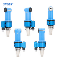 Tête de fraisage latérale miniature anti-interférence LWEIER BT40, design léger de 6,5 kg, angle de recul à grande vitesse