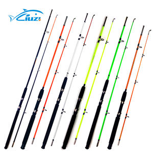 Canne à pêche en fibre de verre solide à 2 sections, canne à pêche de surf, canne à pêche en fibre de verre - Product Image 1