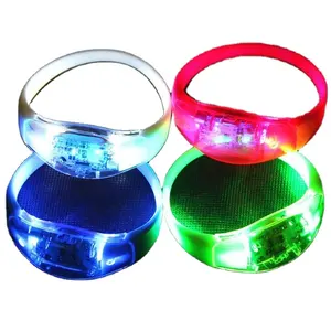 Silicone LED Bracelet Flashing Music Activated Wristband LED