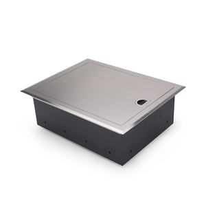 Caja de Conexiones Eléctrica de Acero Inoxidable 304 IP66 con Tapa Plana Resistente para Pisos Elevados y de Hormigón - Product Image 2