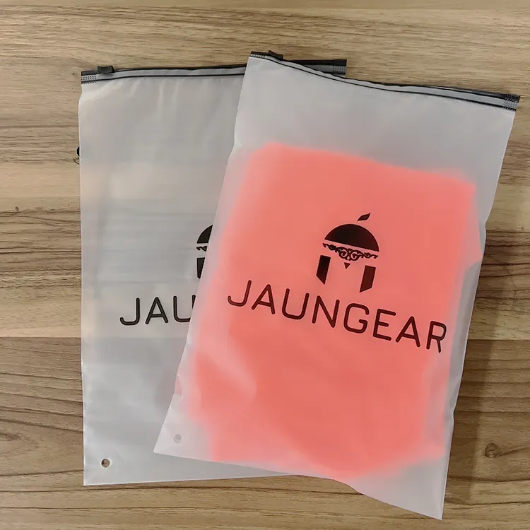 Personalizzato con Logo autosigillante trasparente con chiusura a Zip richiudibile a prova di umidità consegna sacchetto di imballaggio per gioielli
