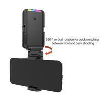 Nouvelle lumière de poche rechargeable RGB pour smartphone, lumière LED portable pour selfie, maquillage, spectacle en direct