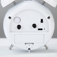 Nouvelle Horloge de Bureau Électronique Numérique Moderne en Métal, Modèle 2026, Cadran 3D Haute Esthétique, Double Alarme Sonore, Cadeau Quartz pour Enfants