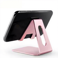 Support de téléphone portable ultra-abordable et flexible en métal, support de bureau avec logo personnalisé, modèle OEM C209 CN, MOQ 2 pièces
