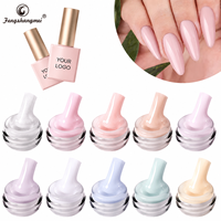 Fengshangmei Factory – Fournitures pour ongles certifiées MSDS non toxiques, marque privée, vernis à ongles gel UV, base coat pour salons de manucure
