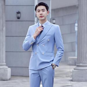 Traje de Hombre de Negocios, Cómodo, Cruzado, Estilo Blazer, en Oferta - Product Image 2