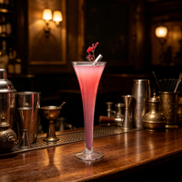Verres à cocktail en cristal sans plomb à longue tige, pour vin, martini, gin, cognac, bière, rhum, tequila, pour fêtes et bars