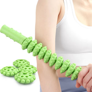 Rouleau de massage des dents de loup 2 en 1 Rouleau à dix roues pliable pour l'entraînement de force des bras Contact bionique pour l'entraînement - Product Image 6