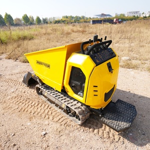 ऑस्टर T80FL हाइड्रोलिक सिस्टम गैसोलीन चालित माइन कंक्रीट गार्डन फार्म मिनी बैरो ट्रैक्ड क्रॉलर छोटा डम्पर ट्रक - Product Image 4