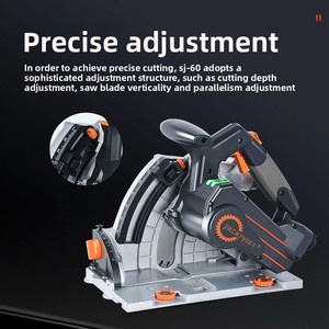 Sierra de Carril Inalámbrica SJ-60 de 18V con Batería para Corte de Madera y Pladur, Diseño Portátil para Bricolaje e Industria - Product Image 3