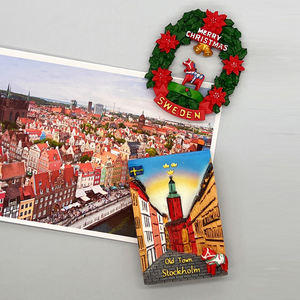 Imanes de nevera en 3D de países de Europa, recuerdo turístico, Dala horse, estocolm, Viking, <span class=keywords><strong>Suecia</strong></span>, recuerdo de Turismo, regalo - Product Image 6