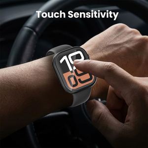 เคสกันน้ำทรงสี่เหลี่ยมสำหรับ Apple Watch Series 12 รุ่นยอดนิยม ขนาด 42/46 มม. ผลิตจากวัสดุ PC และกระจกนิรภัย ทนทาน พร้อมอุปกรณ์เสริม - Product Image 4