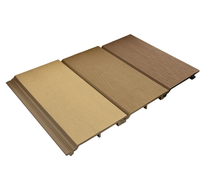 Panneau mural 3D en plastique Composite, imperméable, décoration extérieure en bois et plastique, 1 acheteur poncé