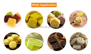 เครื่องทำขนมพอลโวรอนถั่วลิสงสำหรับธุรกิจขนาดเล็ก เครื่องขึ้นรูปน้ำตาลก้อน เครื่องปั้นขนมฟิลิปปินส์ เครื่องกดขึ้นรูปคุกกี้ - Product Image 2