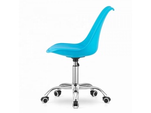 <span class=keywords><strong>Silla</strong></span> de Oficina Moderna y Económica, Giratoria, de Plástico, con Cojín Índigo, con Elevación a Gas - Product Image 2
