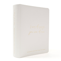 Cahier de planificateur A5 à impression personnalisée professionnelle Journal de croissance de bébé Livre de première année pour enfants Couverture en cuir (PVC/PP)