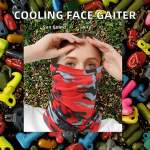 Cache-cou unisexe en polyester rafraîchissant, cache-cou pour vélo, écharpe respirante, protection solaire toutes saisons pour les sports de plein air - Product Image 2