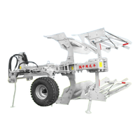 Charrue à socs hydraulique réversible Pioneer Series Diesel avec roulement d'engrenage, haute performance et écologique pour le travail des sols argileux salino-alcalins