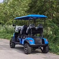 Voiturette de golf électrique compacte professionnelle Lightgreen, 5-6 places, batterie lithium 48V, autonomie 70-90 km