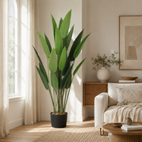 Arbre artificiel oiseau de paradis en gros, plante tropicale suspendue pour la décoration de Noël, intérieur, maison, hôtel