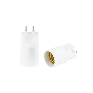 Plastic housing led light holder g12 to e27 e26 lamp base adapter
