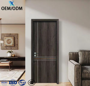 Portes intérieures coulissantes en WPC insonorisées, écologiques, en MDF avec revêtement <span class=keywords><strong>PVC</strong></span>, personnalisées OEM/ODM, imperméables, pour salon - Product Image 4